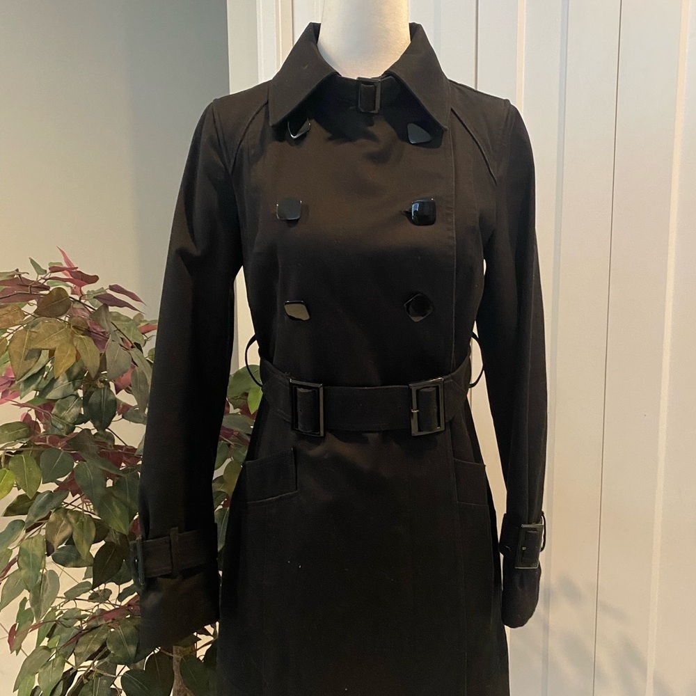 Soia & Kyo Belted Trench Coat 100% Cotton